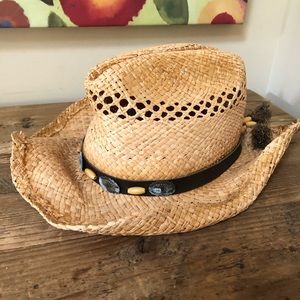Vtg JHATS Cowgirl Western Hat  One Size Festival